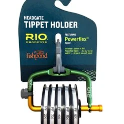 A Very Handy Tippet Dispenser With 5 Spools Of Powerflex Tippet Attached