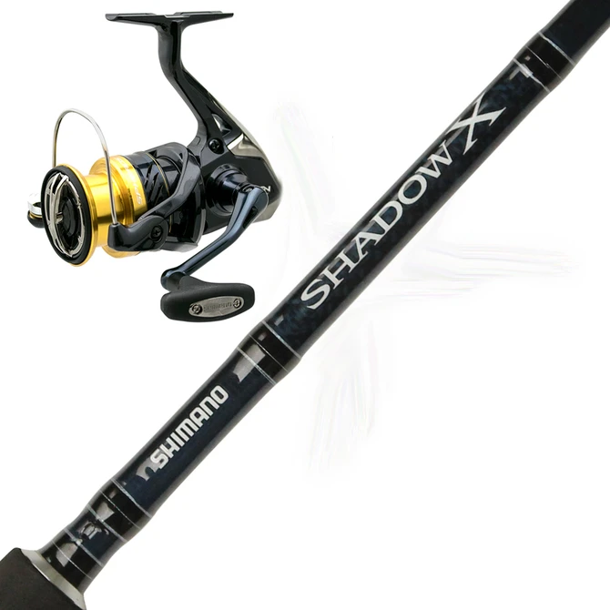 COMBO - Shimano Shadow X 8'2" 2-6kg 2pce + Spheros 3000 HG SW